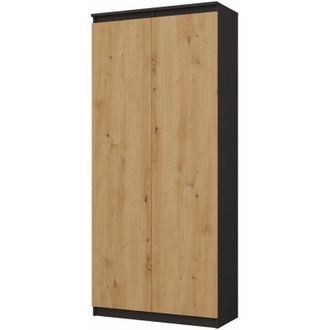 Topeshop Topeshop - prato - Mobile da ufficio- Libreria con ante - 80x35x180 cm - 8 ripiani
