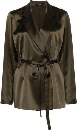 Joseph Joubert blazer - women - Silk - 40 - Green