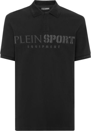 Plein Sport Polo Shirt - Heren - Fitness - Zwart - XS - Katoen - Fitness