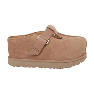 UGG Mules, female, Beige, Size: 11 US Goldenstar Hi Clog