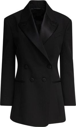 Givenchy Dames, Jassen, Zwart, Maat: M Leer