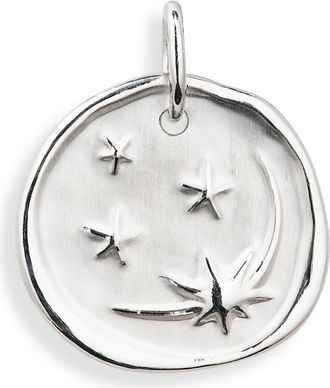 Monica Vinader Cosmic Ancient Coin Pendant in Sterling Silver at Nordstrom