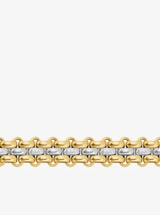 Michael Kors Two-Tone 3-Link Bracelet