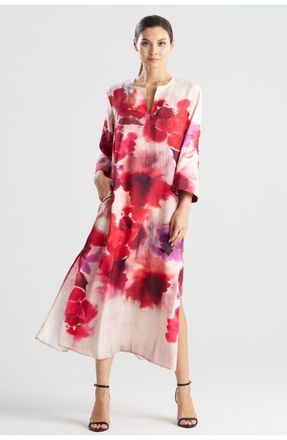 Natori Mizuki Slim Caftan in Red at Nordstrom, Size Medium
