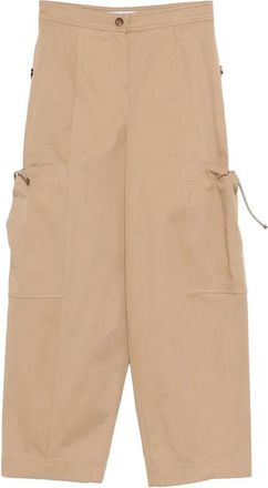 Max Mara Wide Broek - Dames - Wijde Broeken - Bruin - S - Broeken