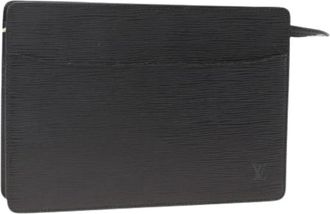 Louis Vuitton Pre-owned Vintage Epi Leather Clutch - Dames - Vintage Clutch - Zwart - ONE Size - Leer - Vintage