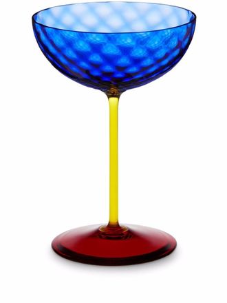 Dolce & Gabbana Bicchiere da Champagne in vetro di Murano - Blu