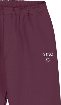 Arte Trainingsbroek met logo-detail - Rood
