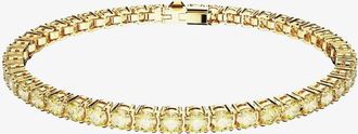 Swarovski Matrix Yellow Gold Plated Tennis Bracelet 5648933 M