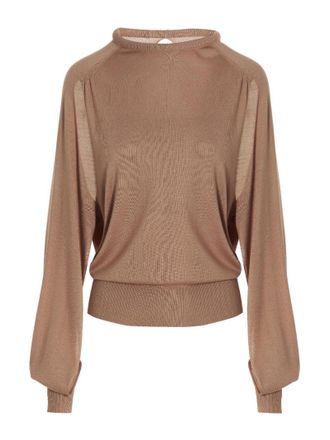 RAMAEL Womens Cut Out Insert Top Sweater
