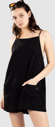 Blue Tomato Short Linen Jumpsuit schwarz