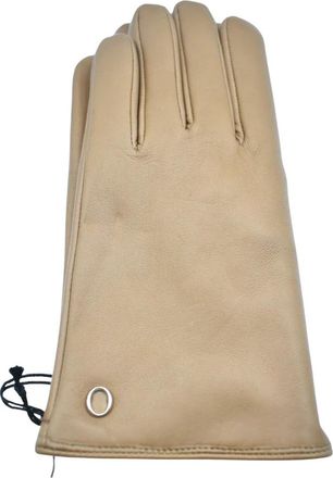 Orciani Cashmere en wollen handschoenen - Dames - Handschoenen - Bruin - 8 IN - Wol - Accessoires