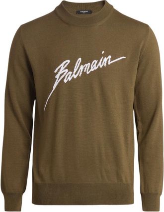 Balmain Hombre, Jerseys, Verde, Talla: 2XL