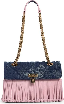 Kurt Geiger Brixton Fringe Shoulder Bag in Navy at Nordstrom Rack