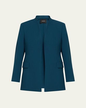 Akris Alvar Open Tailored Jacket