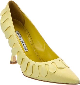 Manolo Blahnik Tamak 90 Suede Pump