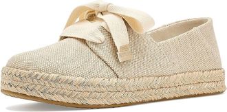 Toms Carolina Lace-Up Womens Flat Shoes Gold : 7.5 B - Medium, Textile