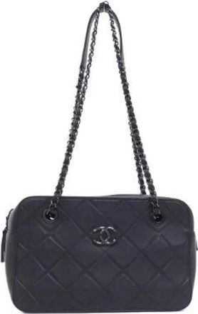 Chanel Pre-owned Calf Shoulder Bag - unisex - Vintage Schoudertas - Zwart - ONE Size - Leer - Vintage