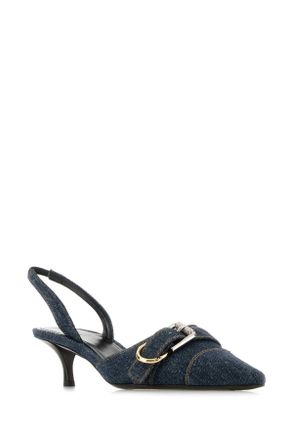 Givenchy Womens Denim Voyou Pumps Darkblue Scarpe Con Tacco