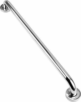 OEM Barra De Apoyo Para Ba&ntilde;o, 60 Cm, Acero Inoxidable 304, Con Asa De Seguridad Y Contrapeso, Acabado Cromado, Para Ducha, Inodoro, Cocina, Dormitorio, To