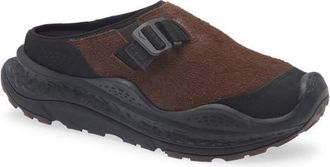 Hoka One One Ora Primo EXT Slip-On Sneaker in Black /Walnut at Nordstrom, Size 11.5