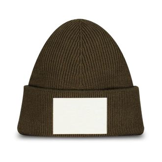 Maison Margiela Accessoires, Dames, Groen, M, Wol, Wollen Beanie Muts