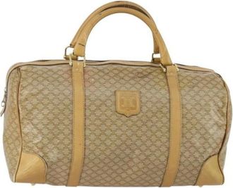 Celine Pre-owned Weekend Bags, female, Beige, Size: ONE SIZE Pre-owned Plastic Weekend Bag