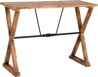 Wanderlust Deco Recibidor de madera y metal 106x40x76,5h cm
