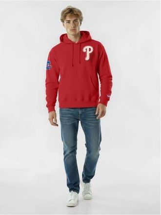 Champion Mens Champion Red Philadelphia Phillies Reverse Weave Chenille Hoodie at Nordstrom, Size Xx-Large