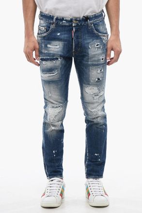 Dsquared2 Skater Fit Jeans with Distressed Effect 16cm Dsquared2