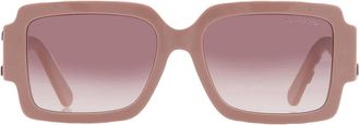 Marc Jacobs Brown Shaded Rectangular Ladies Sunglasses MARC 693/S 0NOY/HA 55