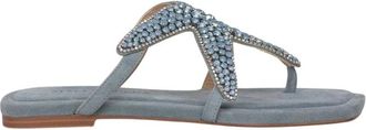 Alma En Pena Star Flat Sandal - Dames - Sandalen - Blauw - 40 EU - Su&egrave;de - Schoenen
