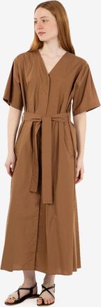 SOLOTRE Abito midi cioccolato