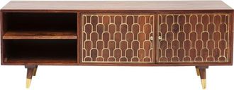 Kare Design Cómoda baja de madera 140 x 35cm