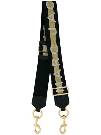Marc Jacobs The Strap logo-motif strap - women - Leather/Metal/Polyester - OS - Metallic