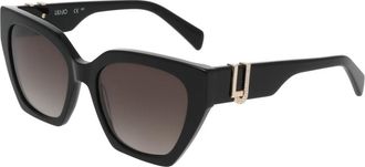 Liu Jo Stijlvolle zonnebril Lj 814Sr zwart - Dames - Zonnebrillen - Zwart - 55 MM - Accessoires