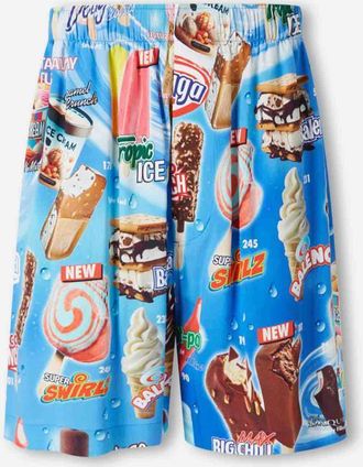 Balenciaga Sweat Treat Bermuda Shorts