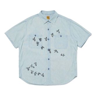 Human Made Chambray Shirt Blue HM27SH019