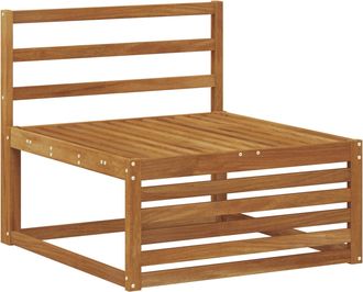 vidaXL Sof&aacute; Intermedio De Exterior Madera De Acacia S&oacute;lida Natural Vidaxl