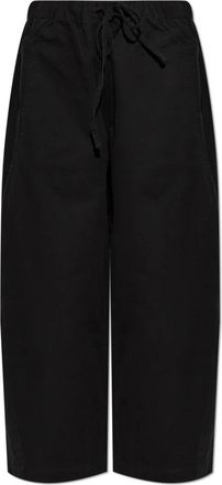 Entire studios Wijde pijpen broek - unisex - Wijde Broeken - Zwart - 2XS - Katoen - Broeken