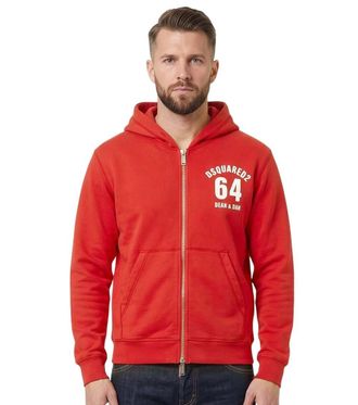 Dsquared2 Red Graphic Hoodie