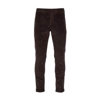 Fay Broeken, Heren, Bruin, W40, Katoen, Rechte broek