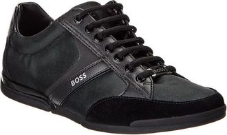 HUGO BOSS Saturn Mesh & Leather Sneaker