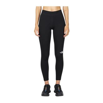 The North Face Leggings, female, Black, Size: XS Logo Print Cotton-Blend Leggings