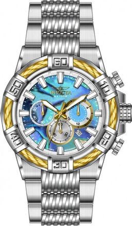 Invicta Bolt Chronograph GMT Quartz Iridescent Dial Mens Watch 49897