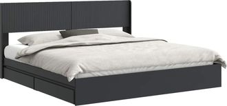 vidaXL Estructura De Cama Con Almacenamiento Y Cabecero 2 Uds. Vidaxl