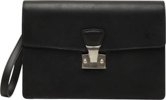 Cartier Black Leather Clutch Bag (Pre-Owned)