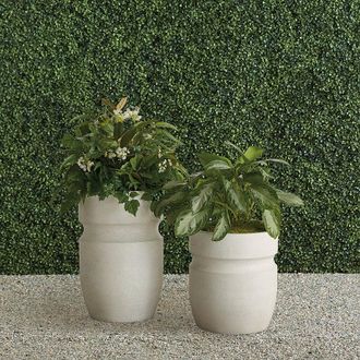 Frontgate Set of 2 Corbyn Planters - Set | 21 & 28 - Frontgate
