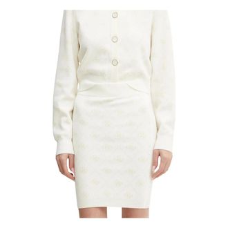 Guess Dames, Rokken, Beige, Maat: M Wol