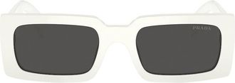 Prada Dark Grey Rectangular Ladies Sunglasses PR A07S 1425S0 52